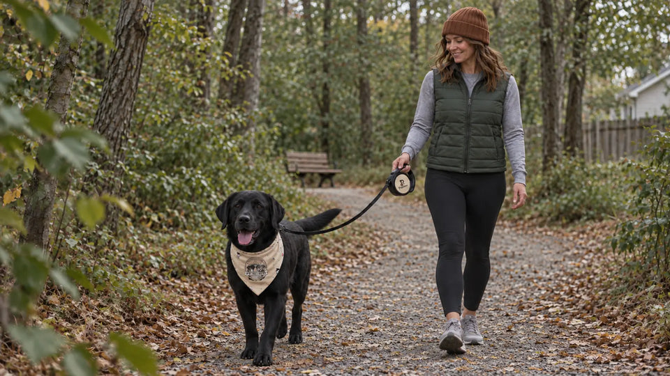 How to pack for an everyday dog walk in fall