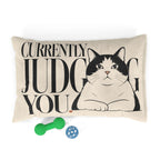 Quiet Loaf™ 'Currently Judging You' Cat Pet Bed