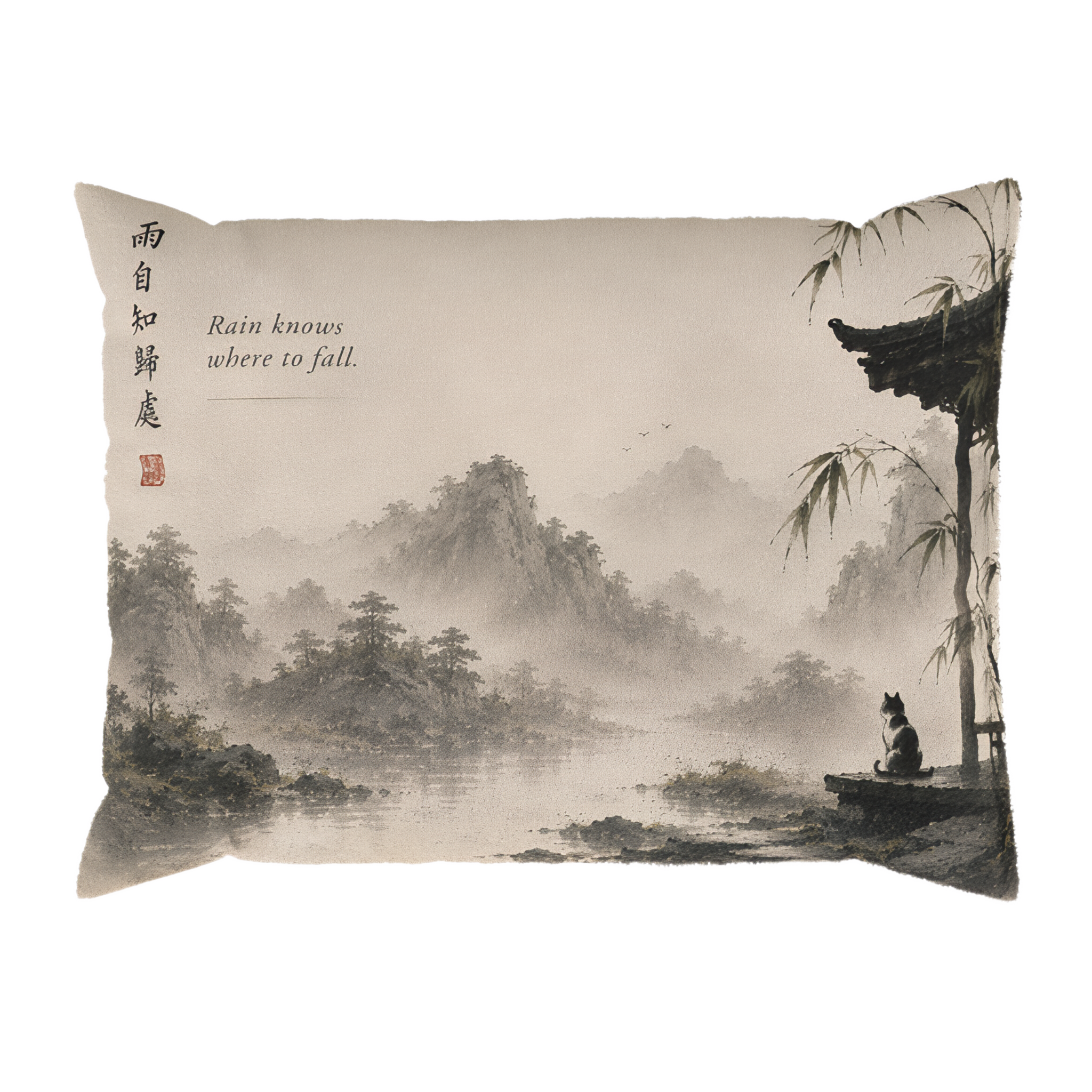 Eastern Quiet™ 'Rain knows where to fall' Pet Bed