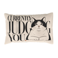 Quiet Loaf™ 'Currently Judging You' Cat Pet Bed