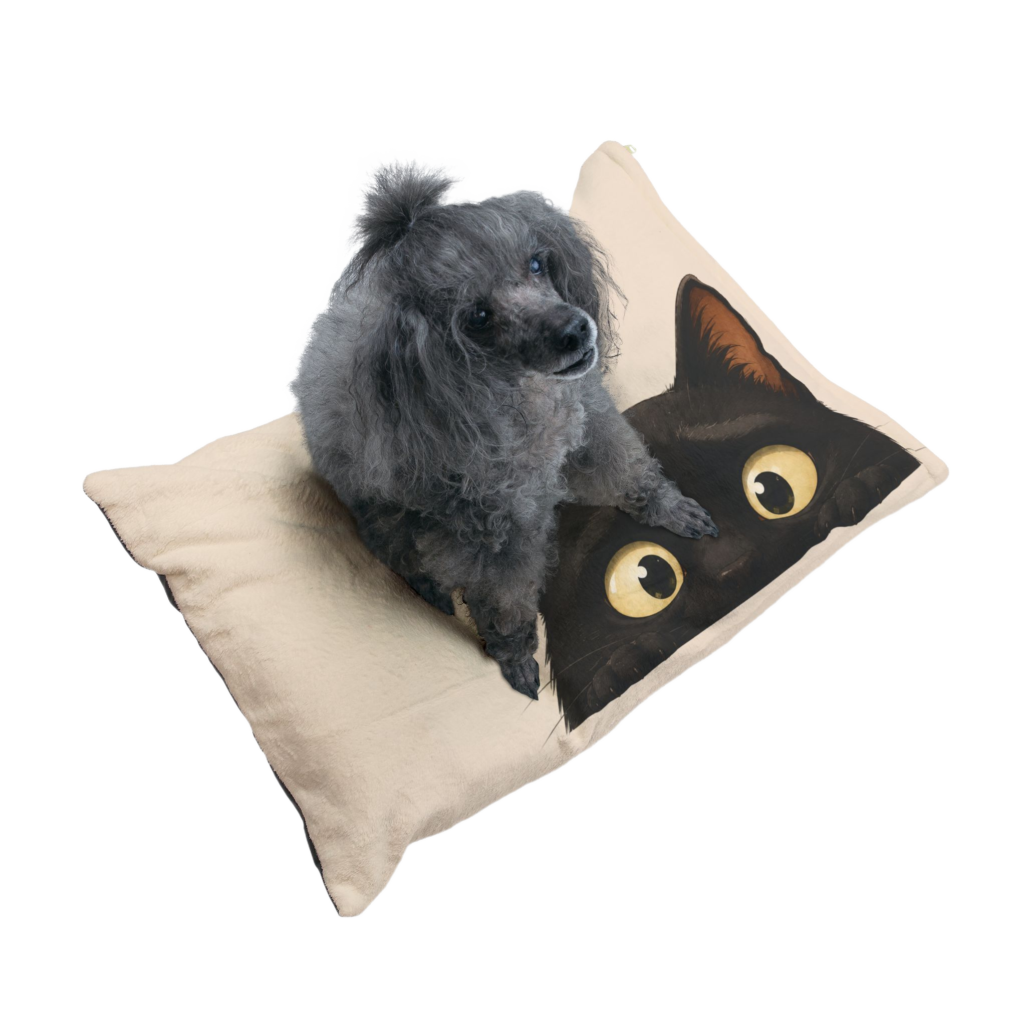 Soft Rituals™ 'Just peeking' Pet Bed