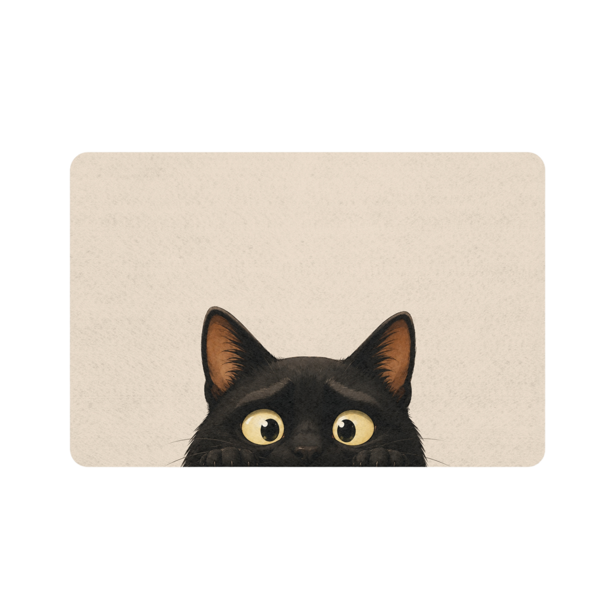 Soft Rituals™ 'Just Peeking' Pet Food Mat