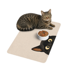 Soft Rituals™ 'Just Peeking' Pet Food Mat