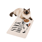 Quiet Loaf™ 'Snack-Driven' Pet Food Mat