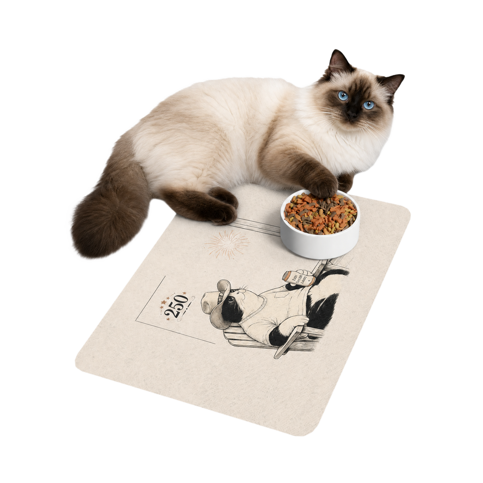 Quiet Loaf™ USA 250 Pet Food Mat