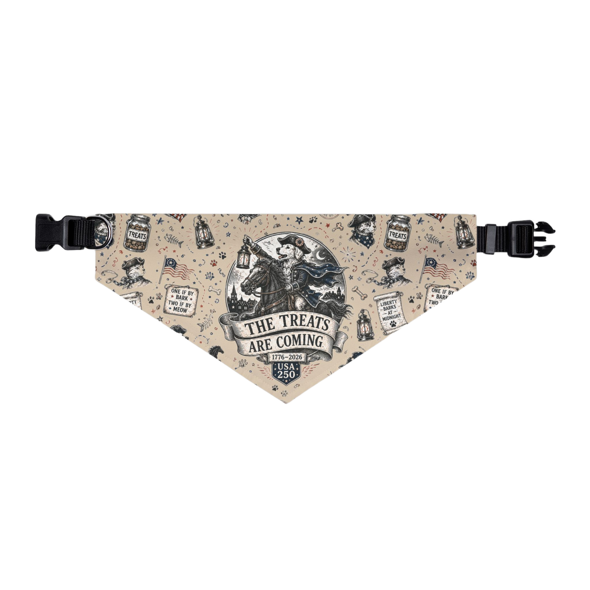 USA 250 - 'The Treats Are Coming' Pet Bandana