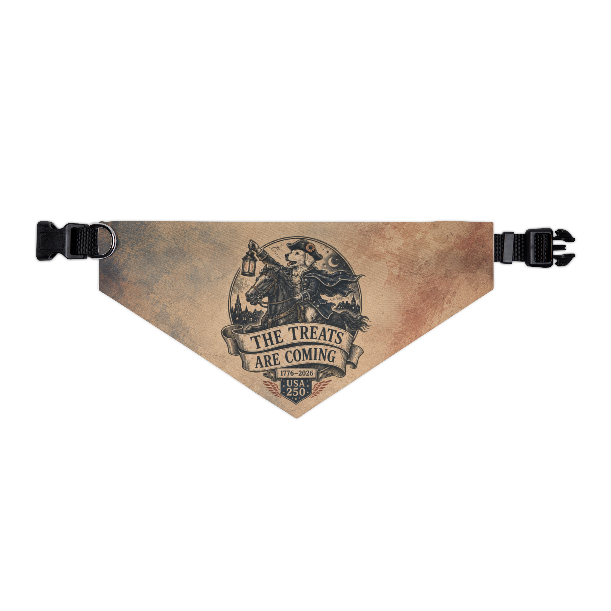 USA 250 — 'The Treats Are Coming' Pet Bandana