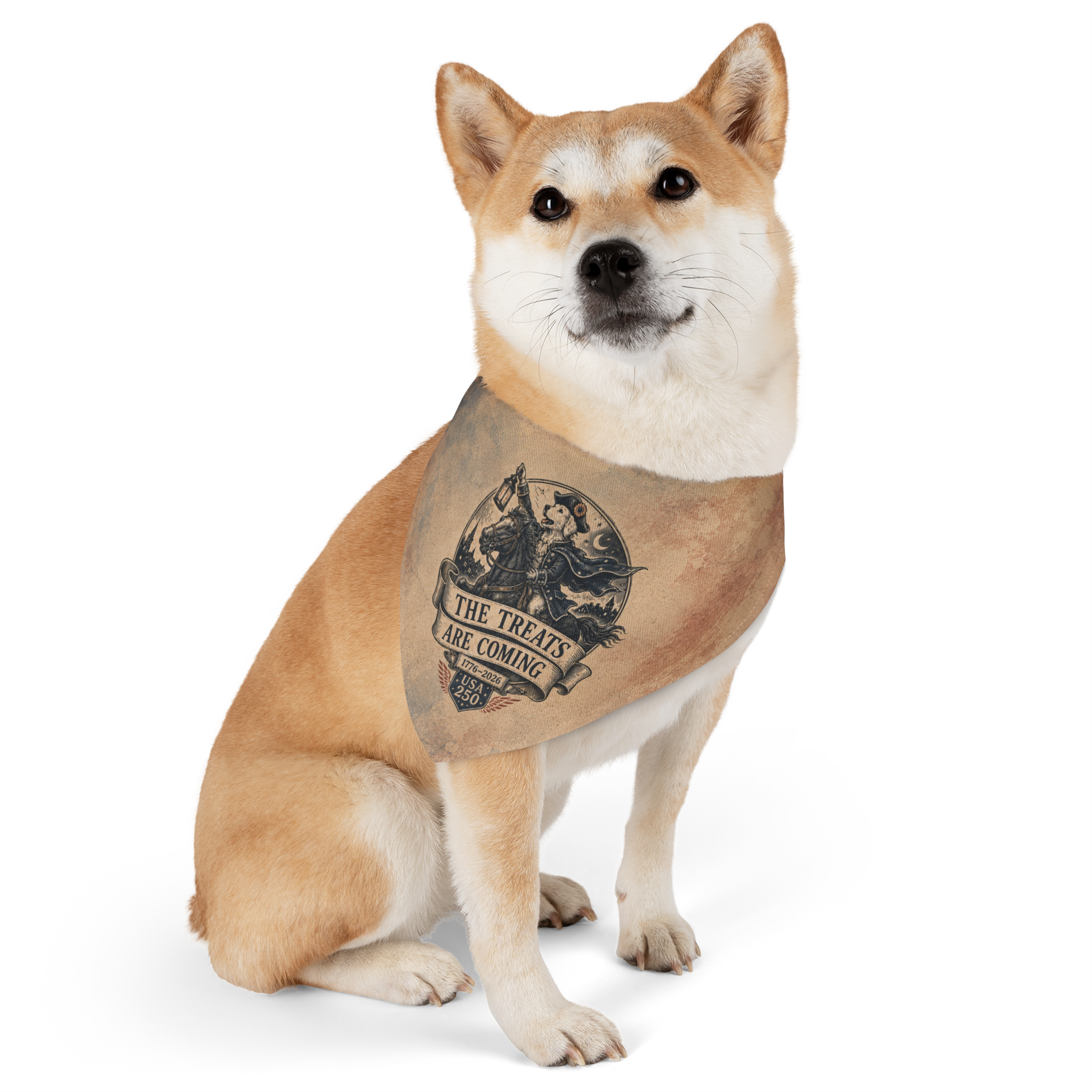 USA 250 — 'The Treats Are Coming' Pet Bandana