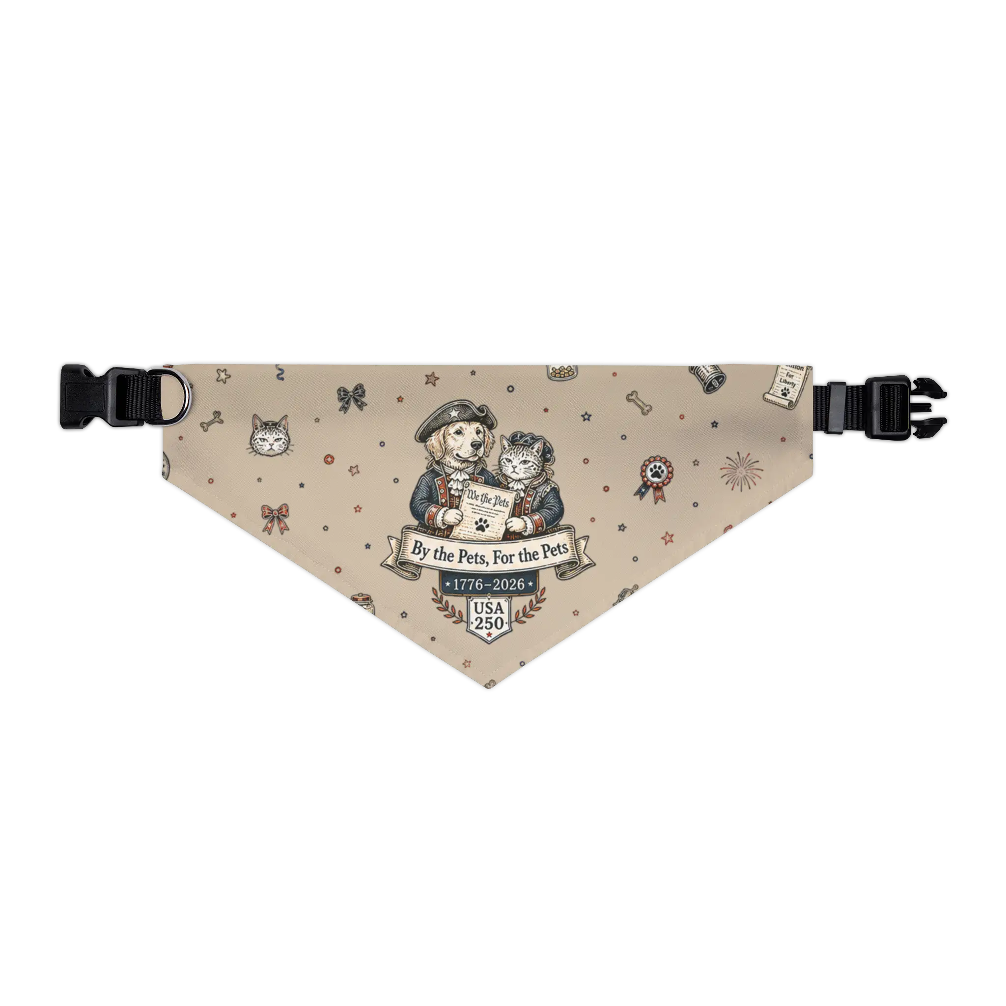 USA 250 — 'For the Pets, For the People' Pet Bandana