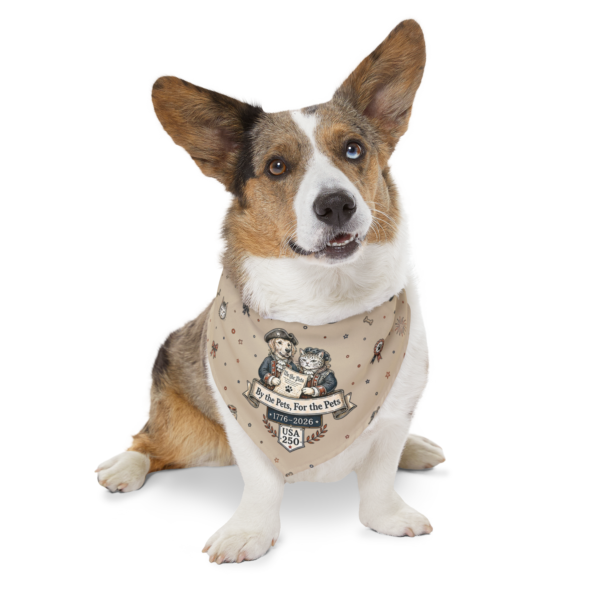 USA 250 — 'For the Pets, For the People' Pet Bandana