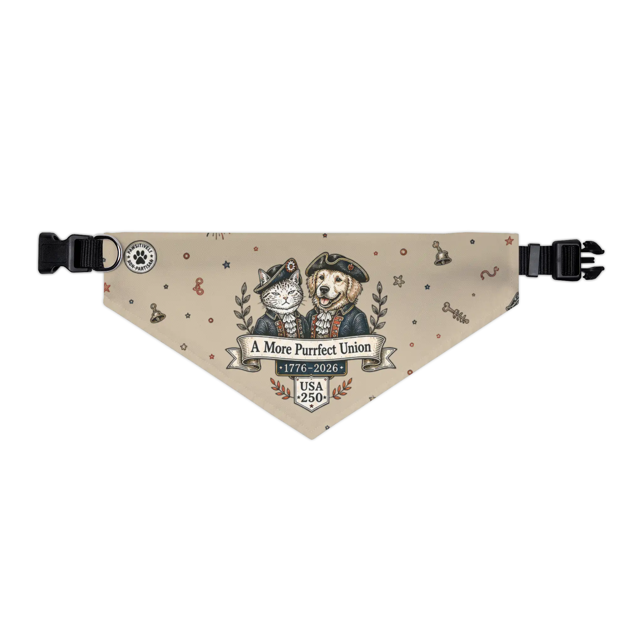 USA 250 — "A More Purrfect Union" Pet Bandana