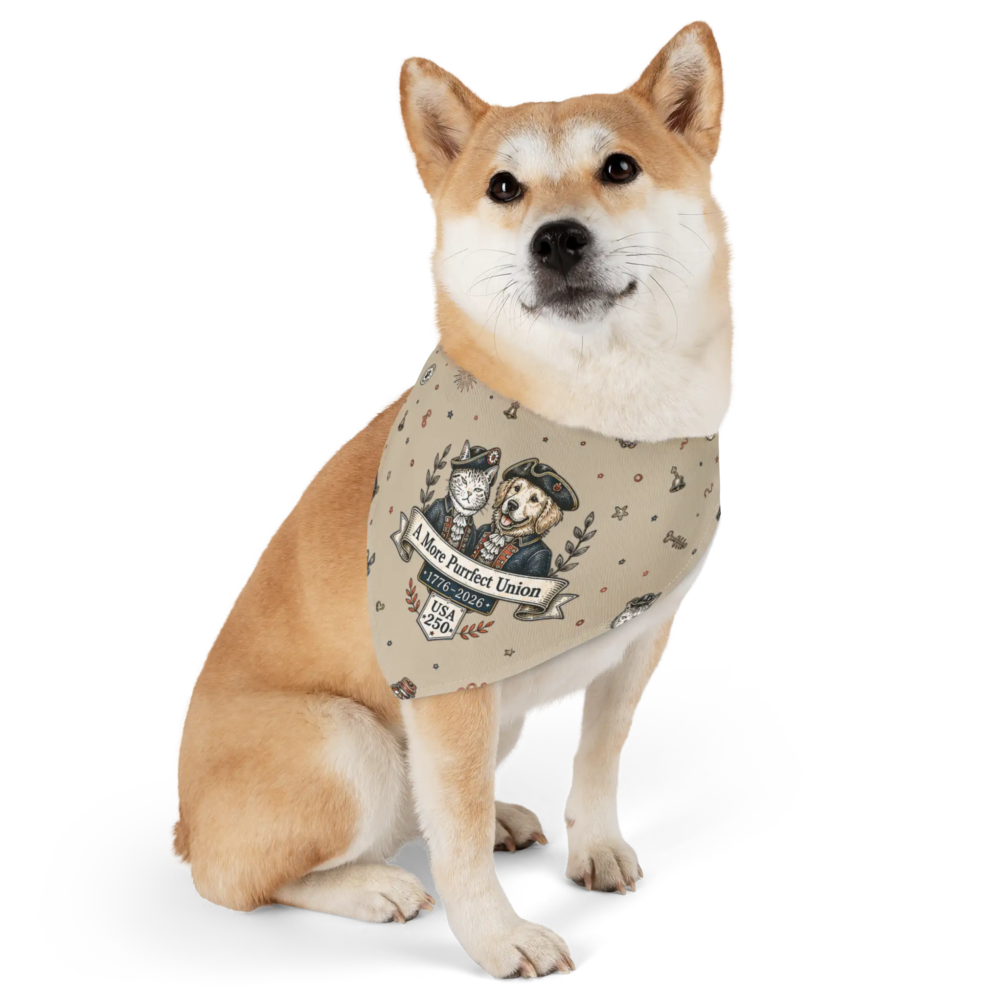 USA 250 — "A More Purrfect Union" Pet Bandana