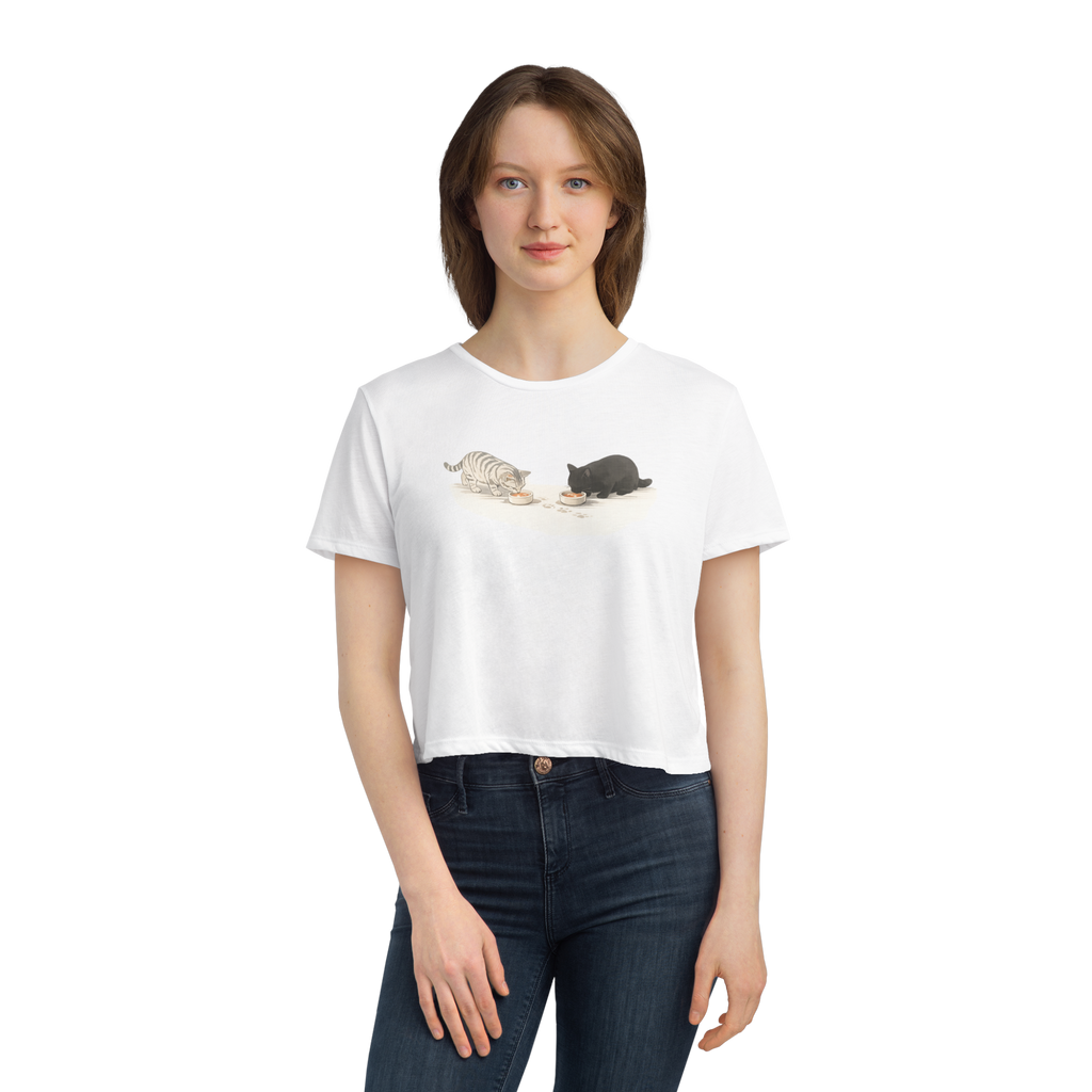 Soft Rituals™ Flowy Cropped Tee