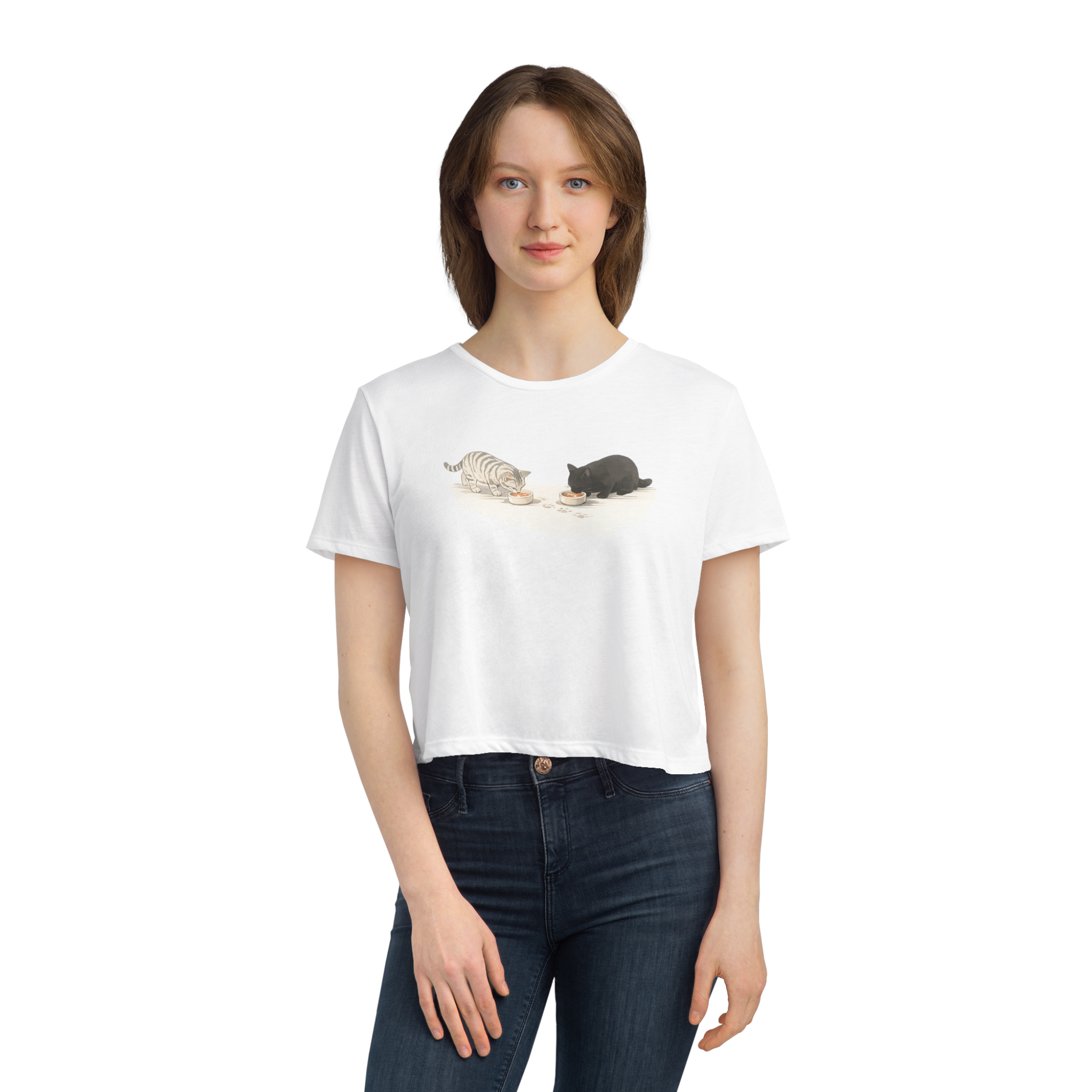 Soft Rituals™ Flowy Cropped Tee