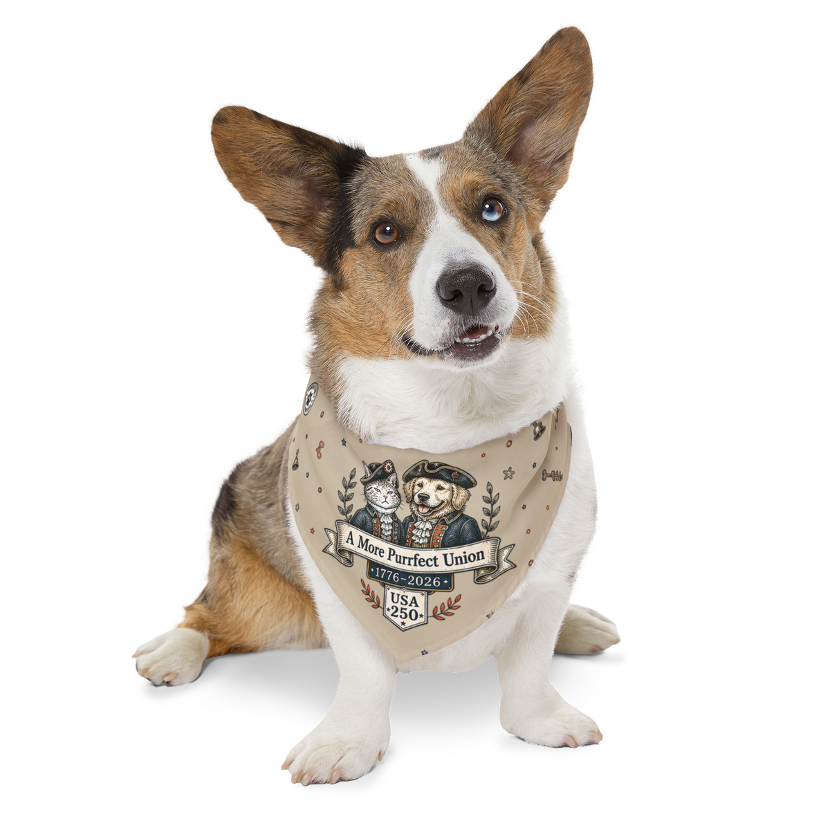 USA 250 — "A More Perfect Union" Pet Bandana