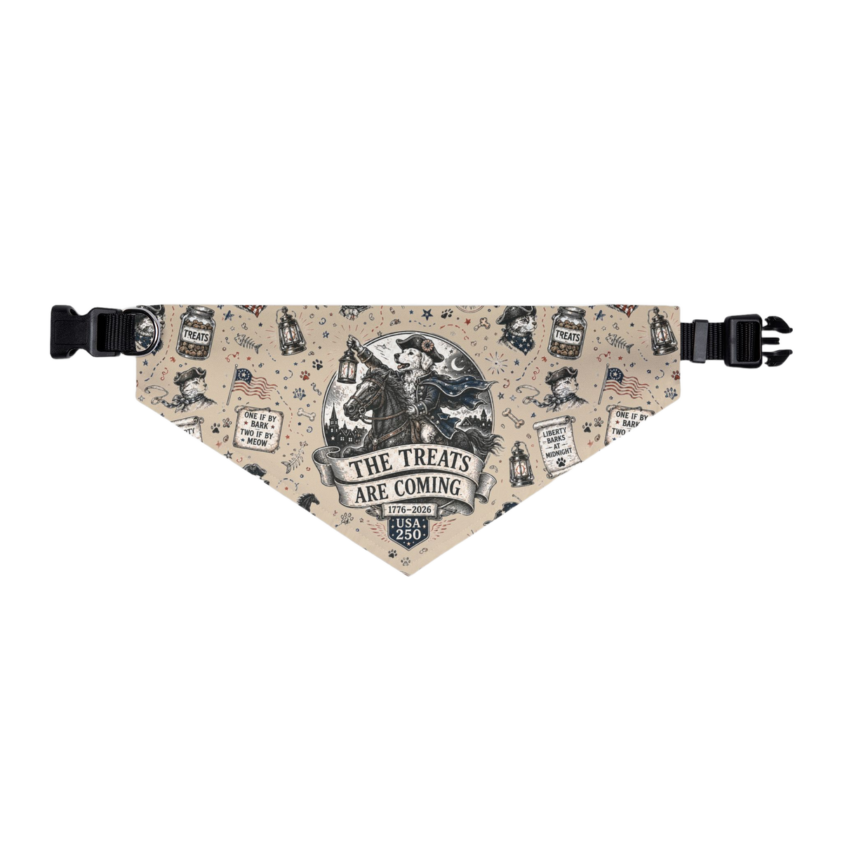 USA 250 - 'The Treats Are Coming' Pet Bandana