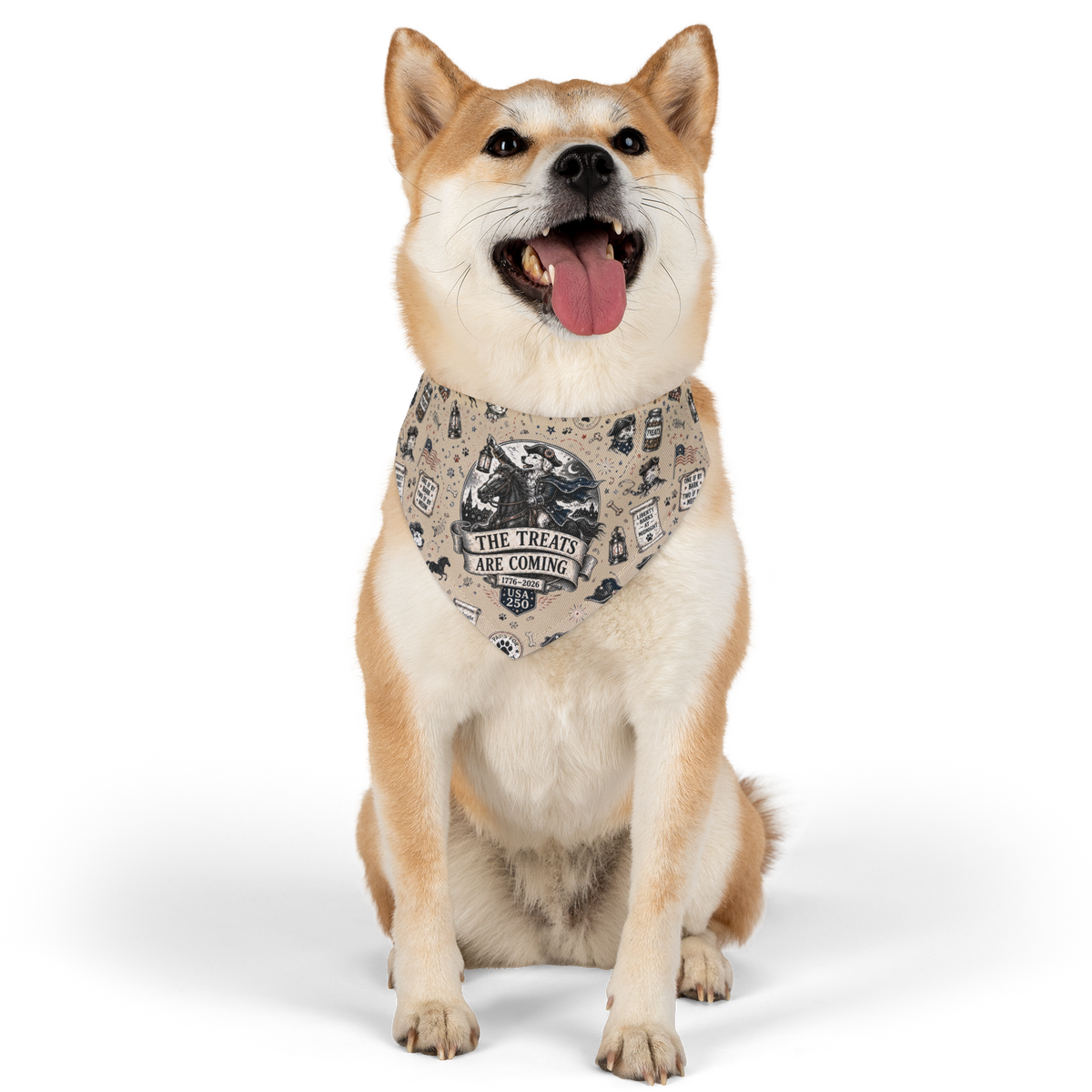 USA 250 - 'The Treats Are Coming' Pet Bandana