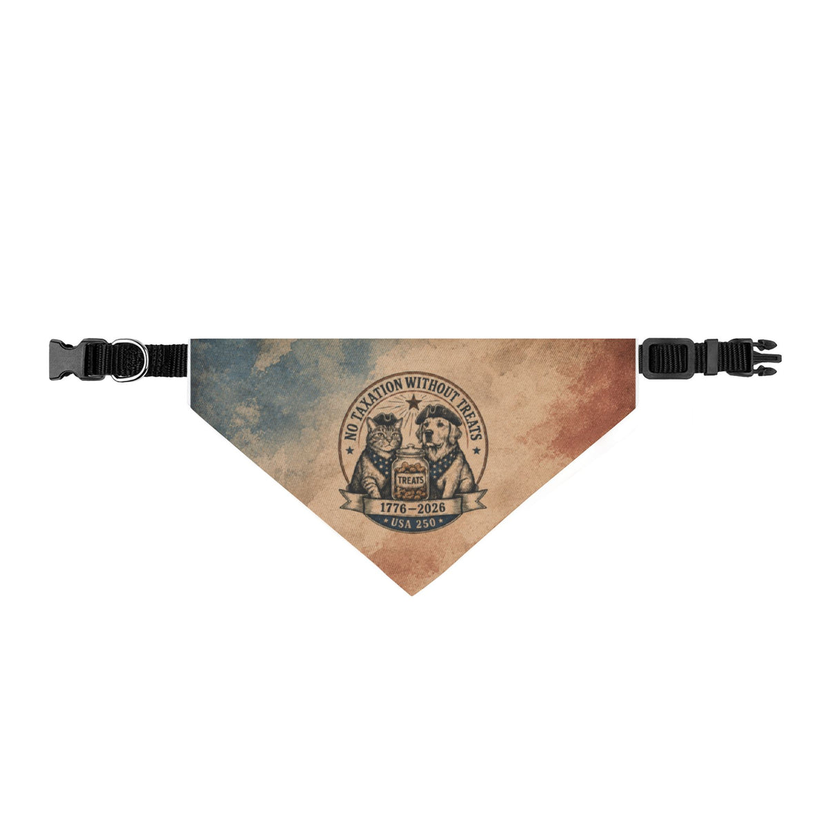 USA 250 - "No Taxation Without Representation" Pet Bandana