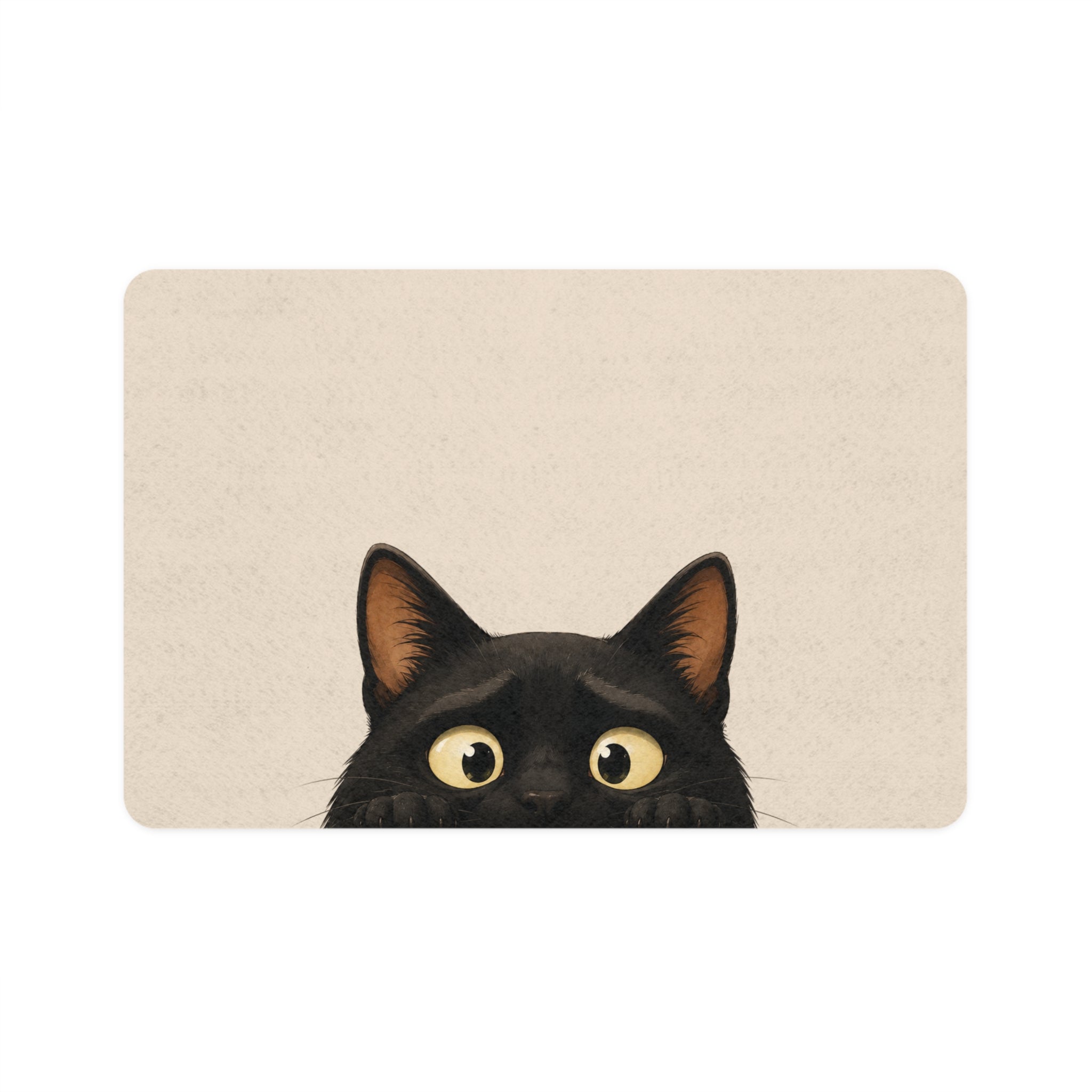 Soft Rituals™ 'Just Peeking' Pet Food Mat