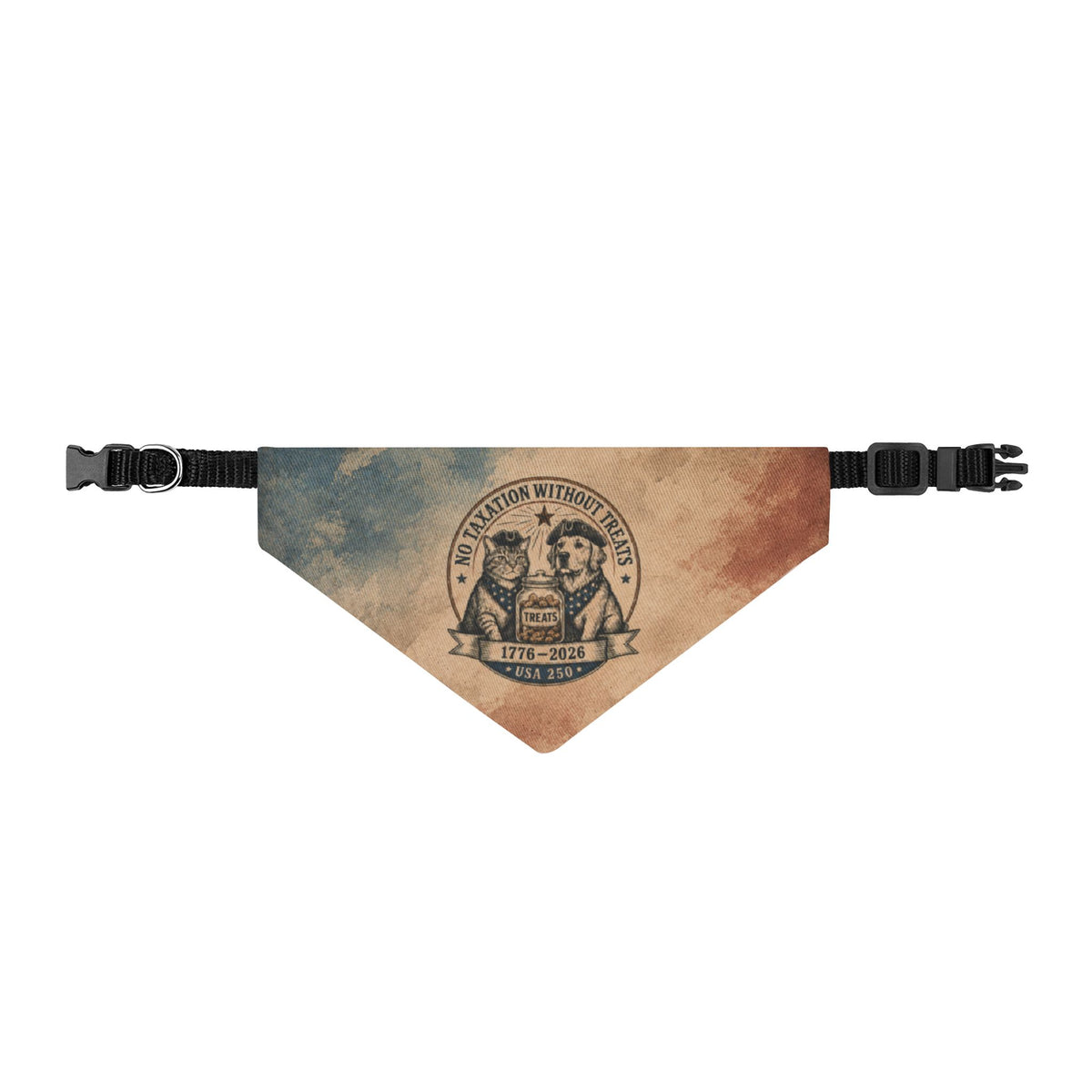 USA 250 - "No Taxation Without Representation" Pet Bandana