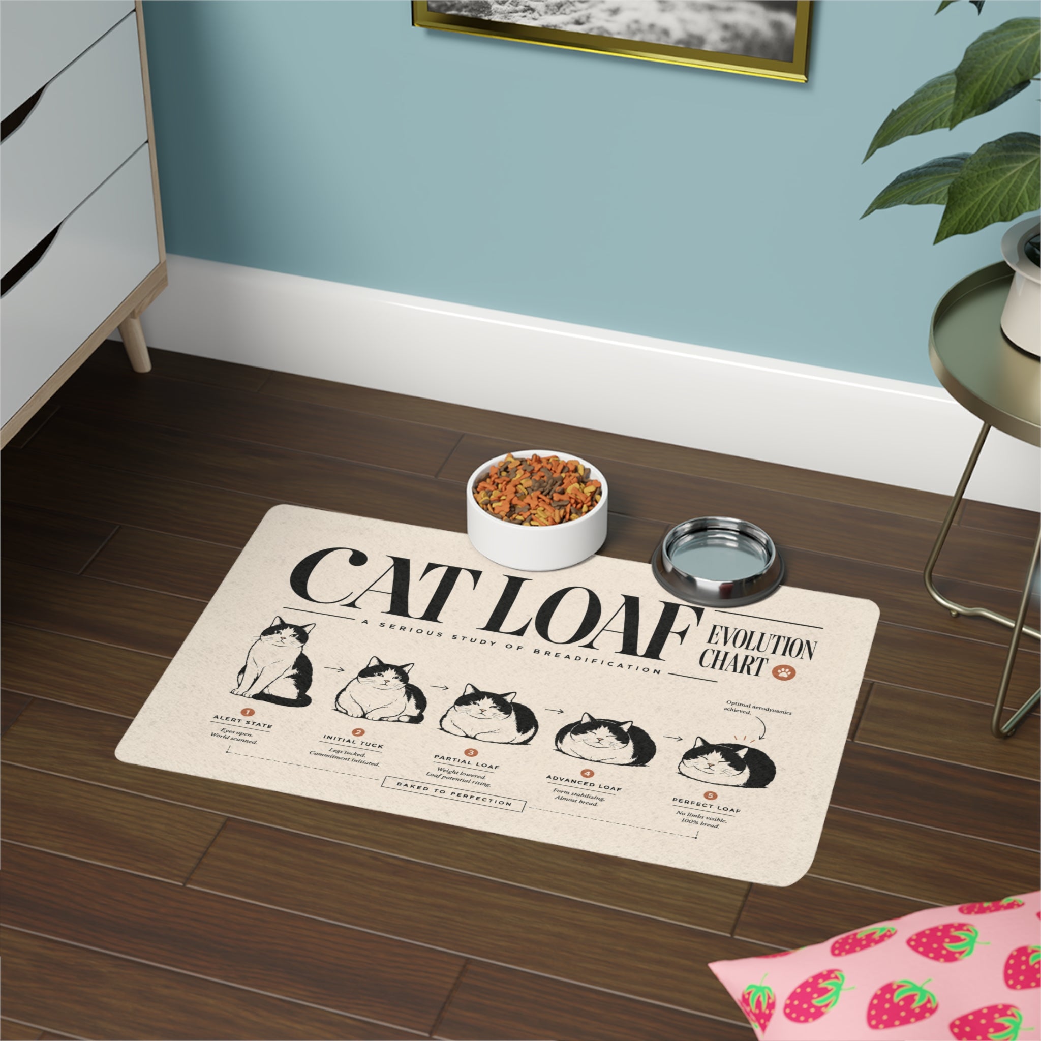 Quiet Loaf™ Cat-Loaf Pet Food Mat