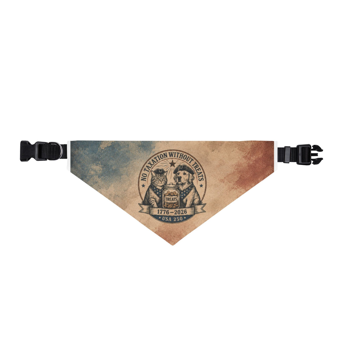 USA 250 - "No Taxation Without Representation" Pet Bandana