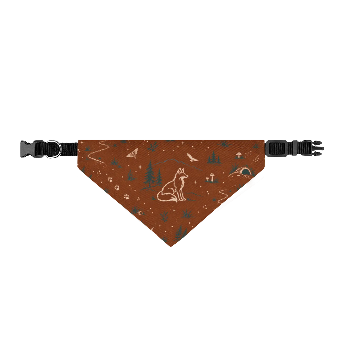 Petieer Clip-on Pet Bandana — 'Dusk Fox'