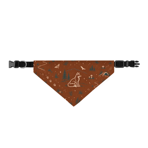 Petieer Clip-on Pet Bandana — 'Dusk Fox'