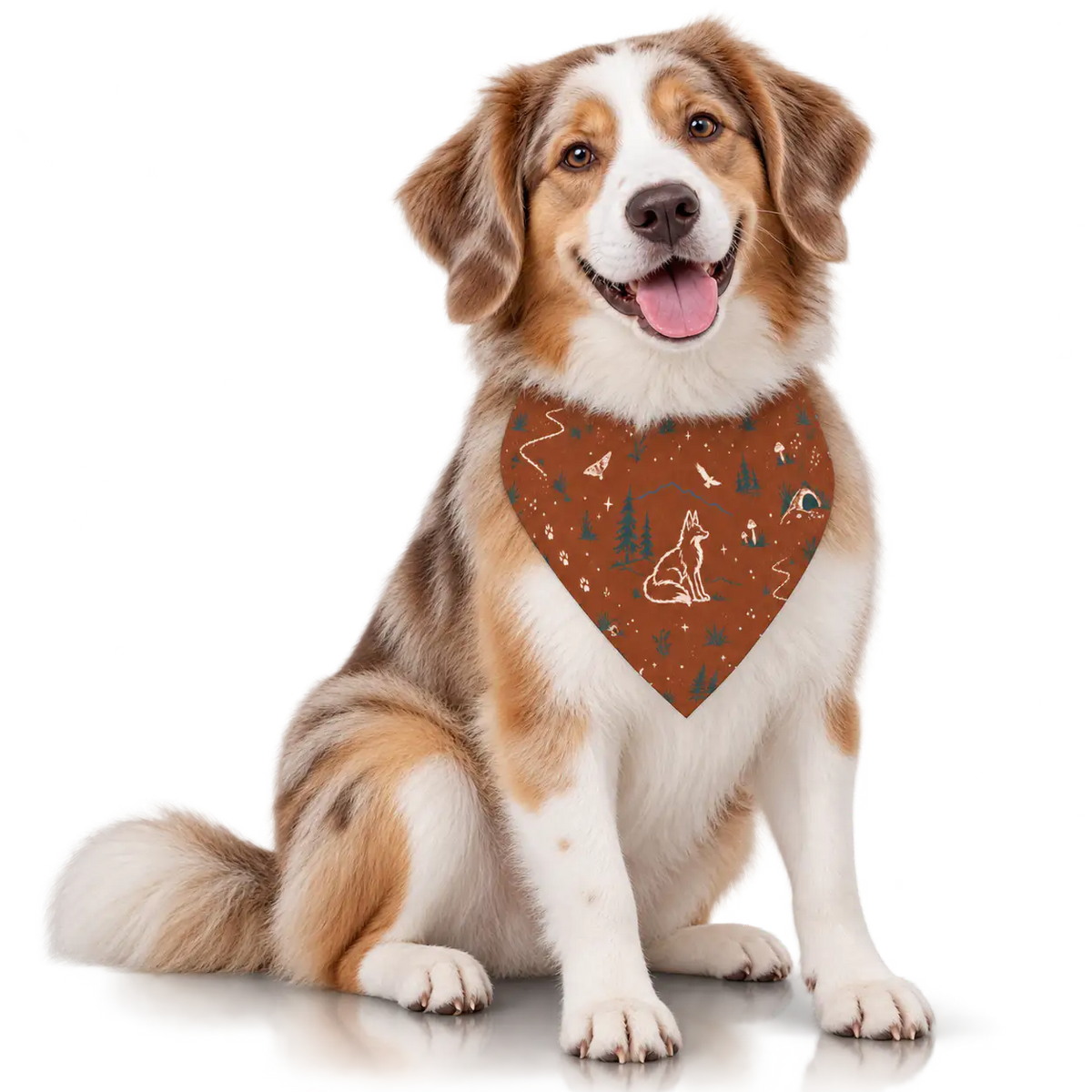 Petieer Clip-on Pet Bandana — 'Dusk Fox'