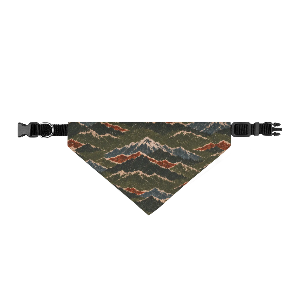 Petieer Clip-on Pet Bandana — 'Endless Ridges'