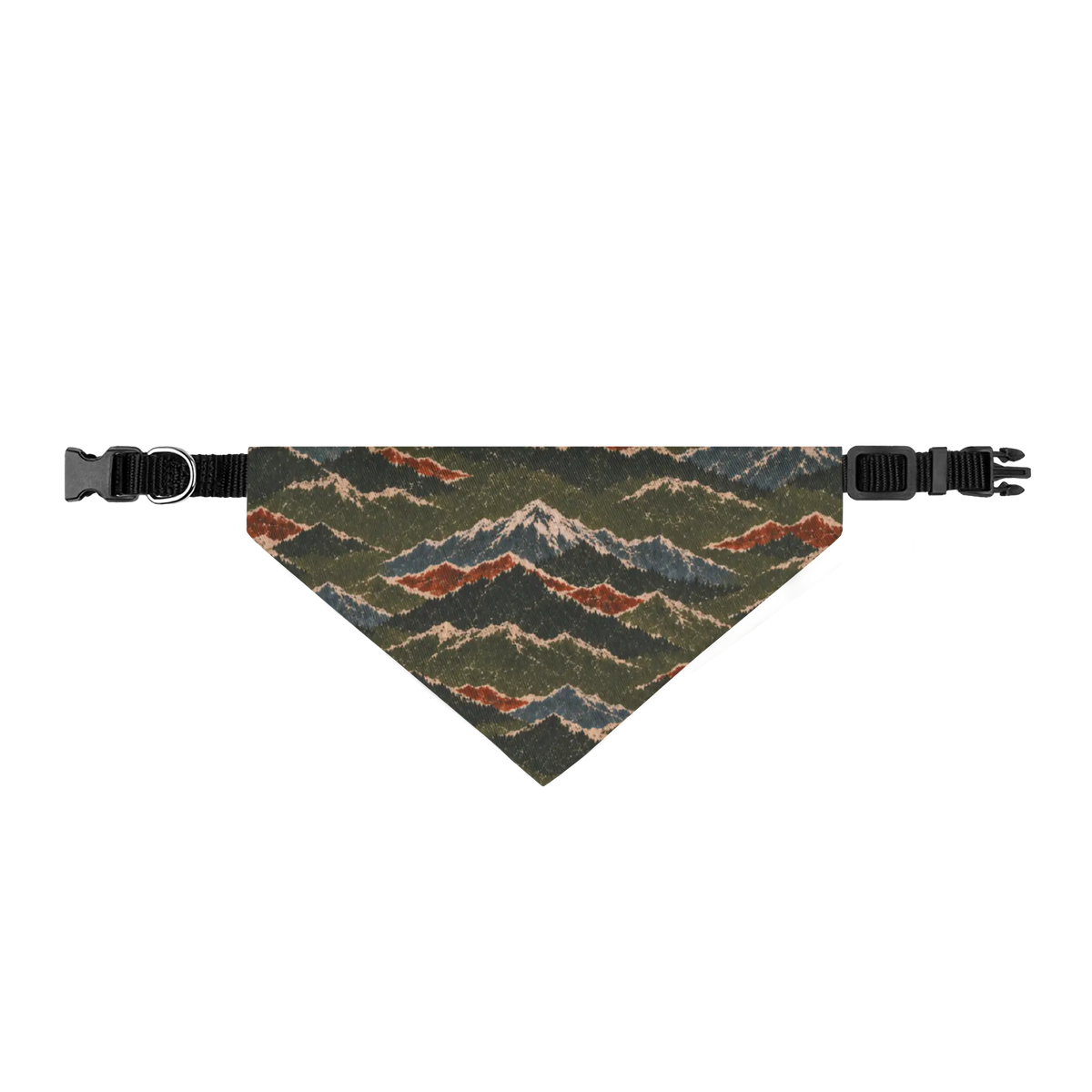 Petieer Clip-on Pet Bandana — 'Endless Ridges'