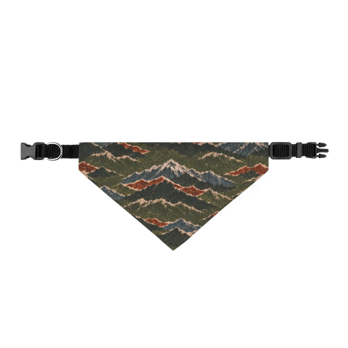 Petieer Clip-on Pet Bandana — 'Endless Ridges'