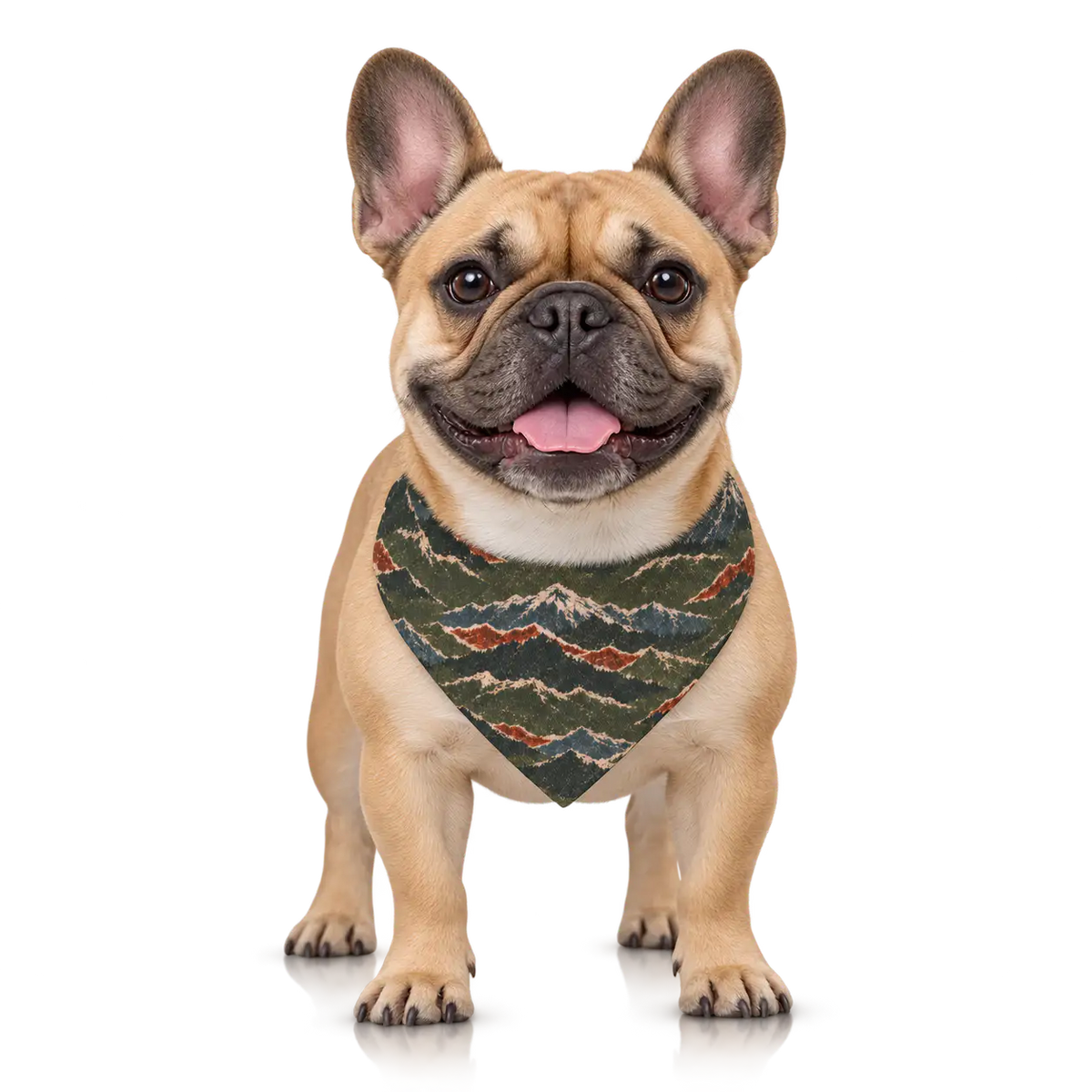 Petieer Clip-on Pet Bandana — 'Endless Ridges'