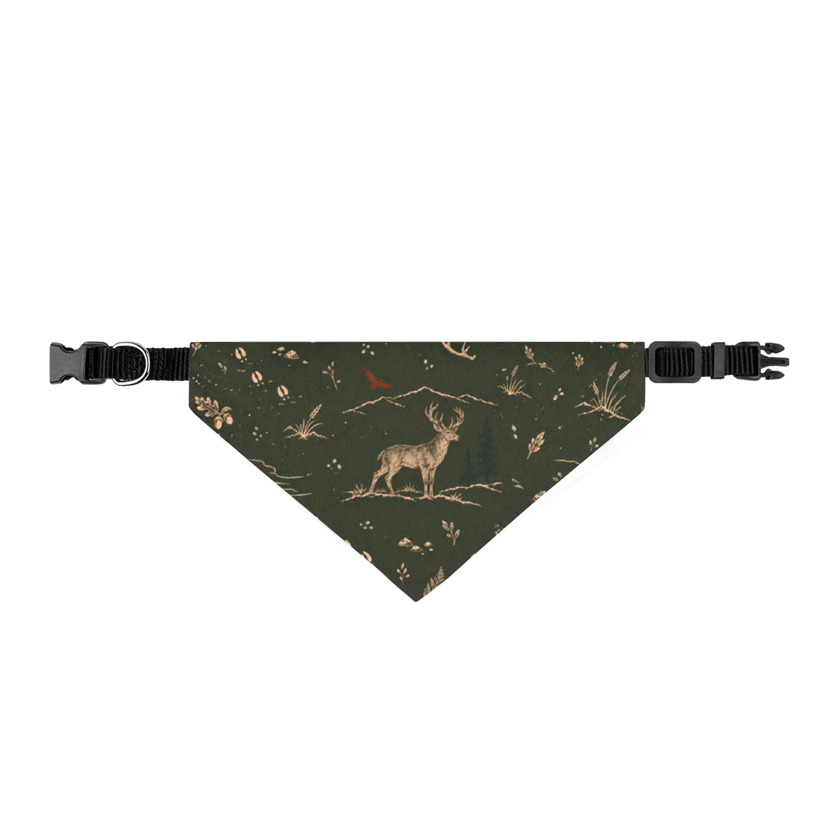 Petieer Clip-on Pet Bandana — 'Ridge Deer'