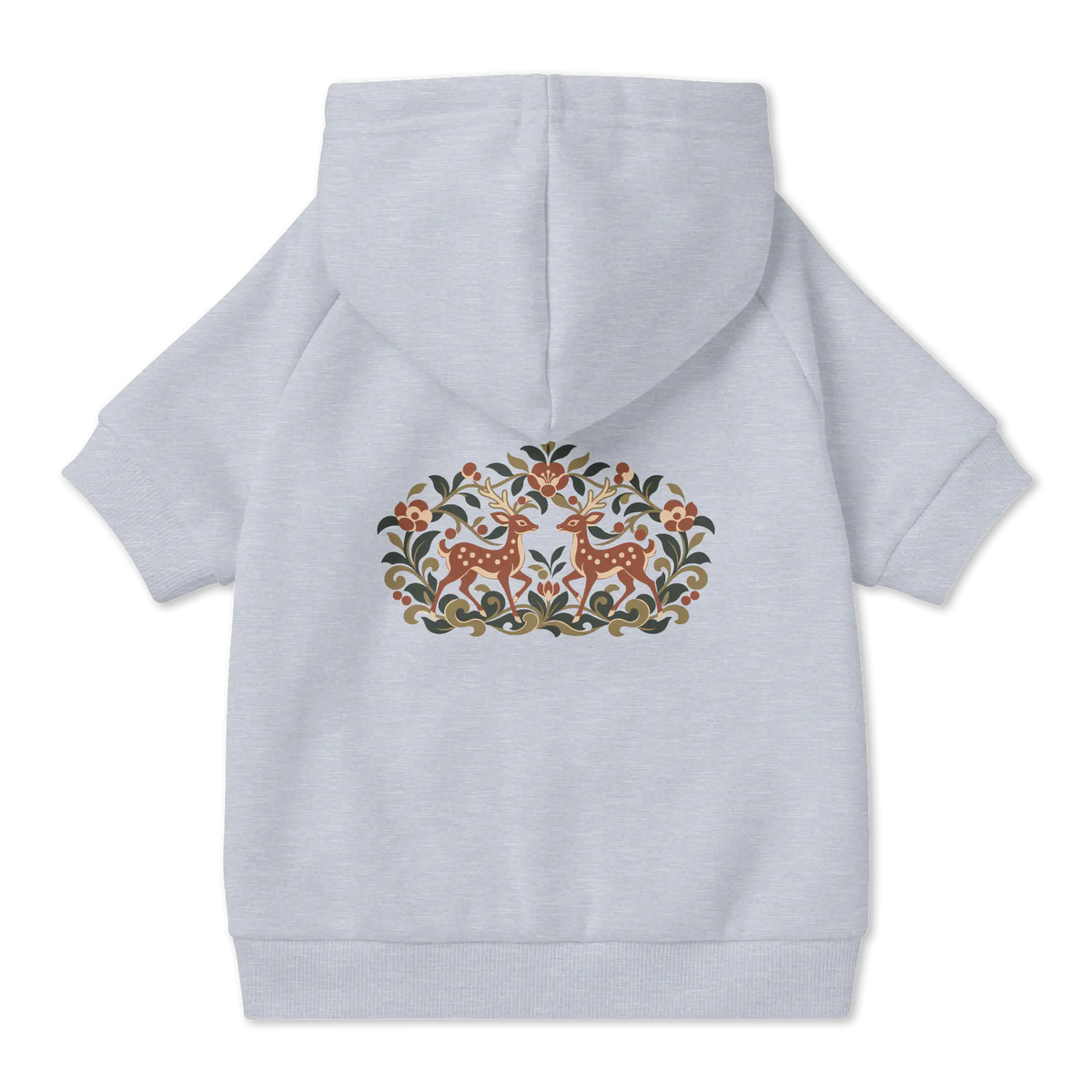 Petieer Pet Hoodie with Collar Hole – Twin Deer Grey