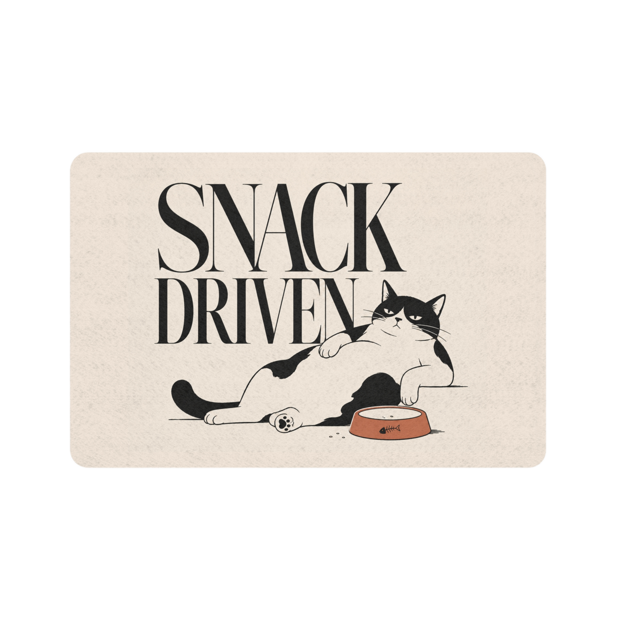 Quiet Loaf™ 'Snack-Driven' Pet Food Mat