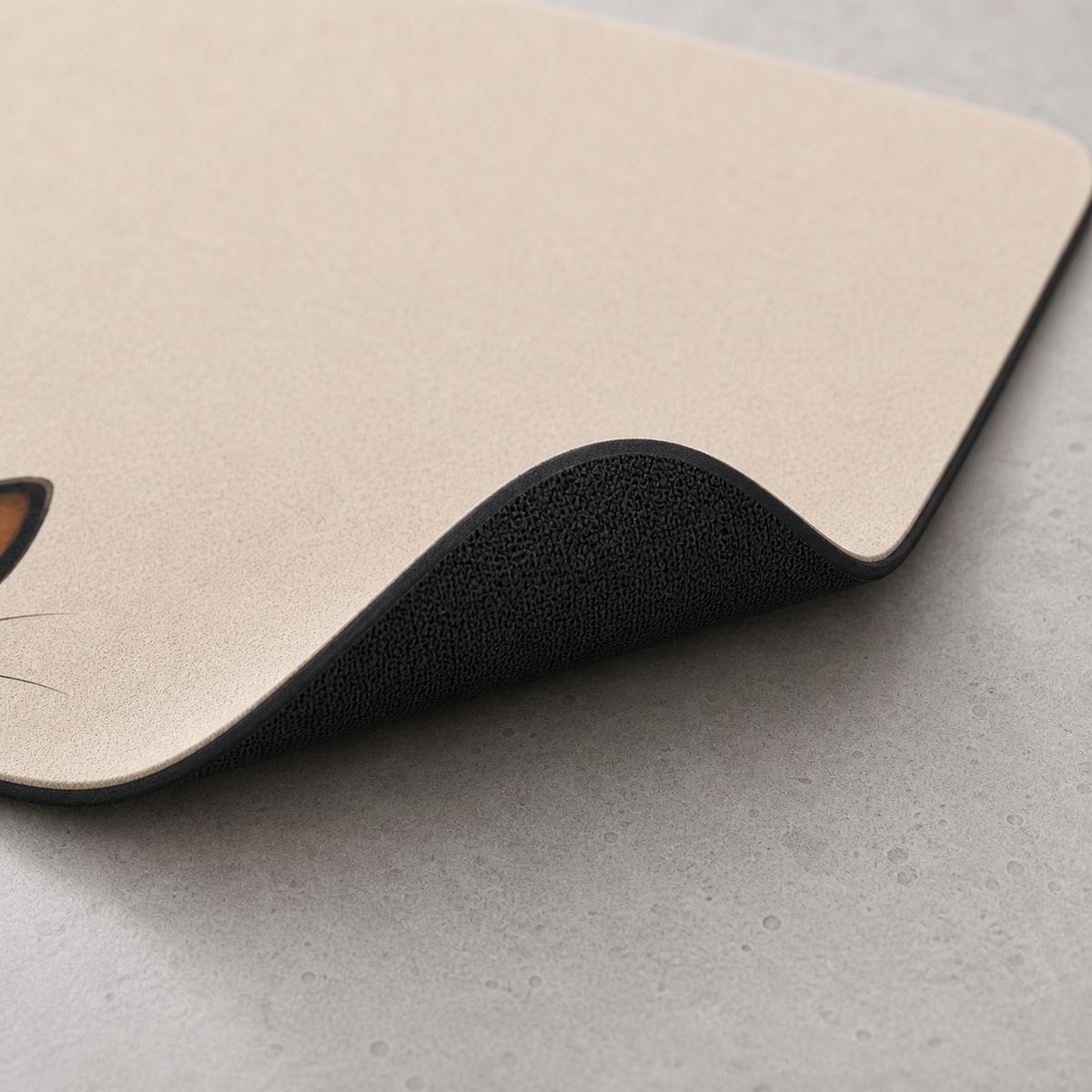 Soft Rituals™ 'Just Peeking' Pet Food Mat