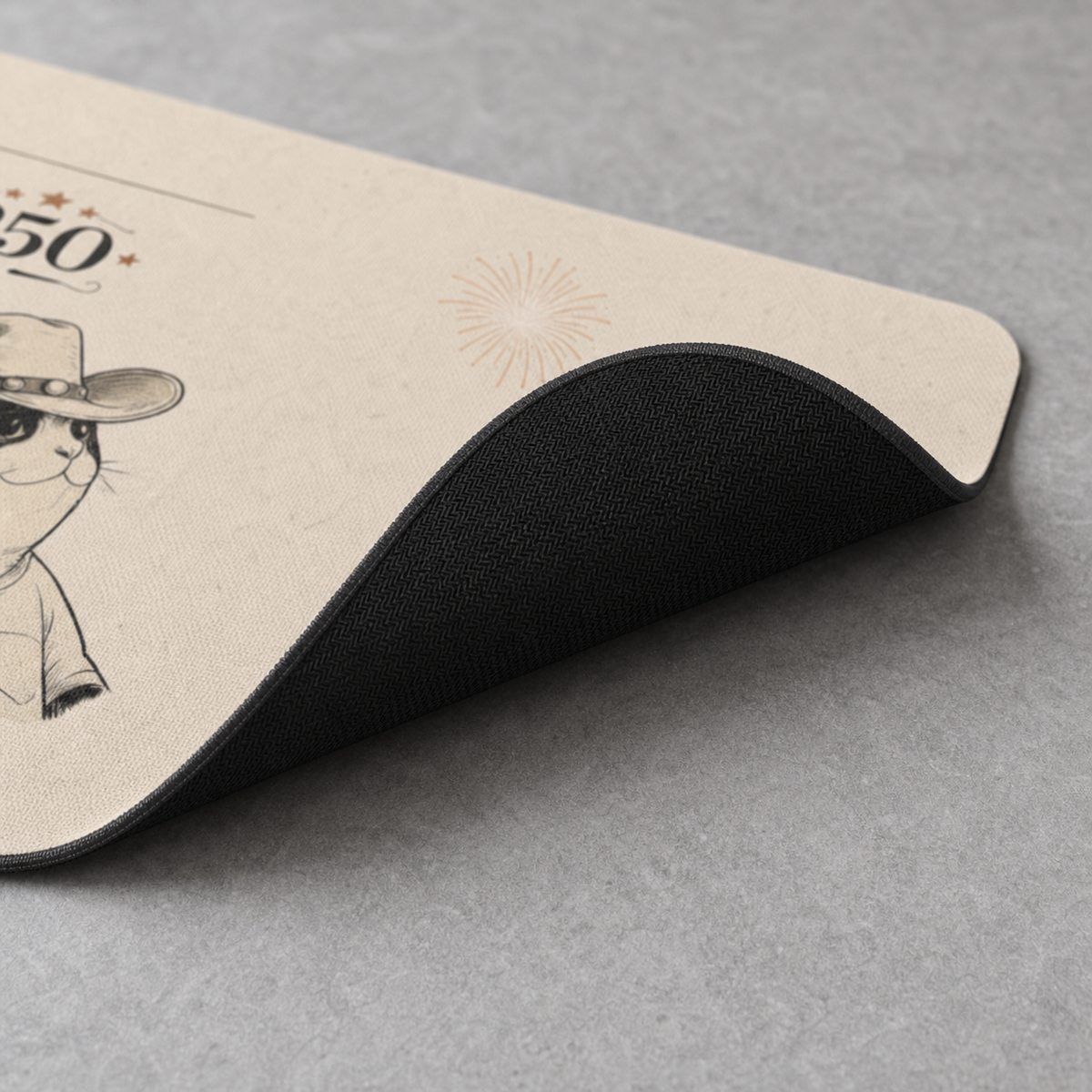 USA 250 - 'Cowboy Cat' Pet Food Mat