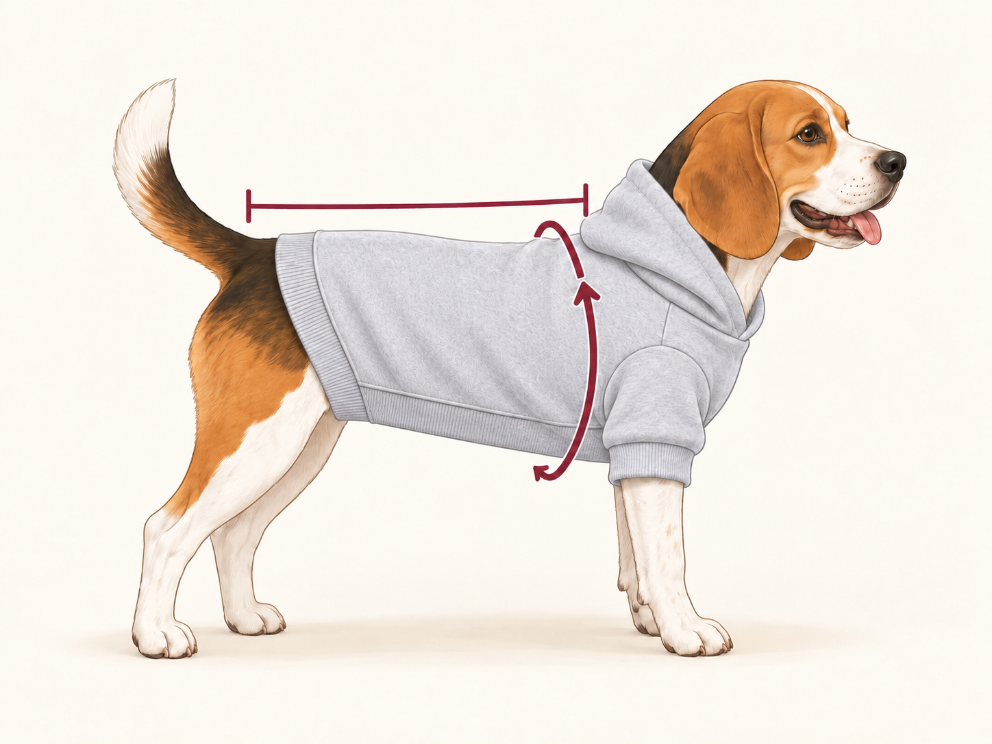 Back, neck & chest measurement guide
